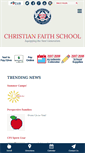 Mobile Screenshot of christianfaithschool.com